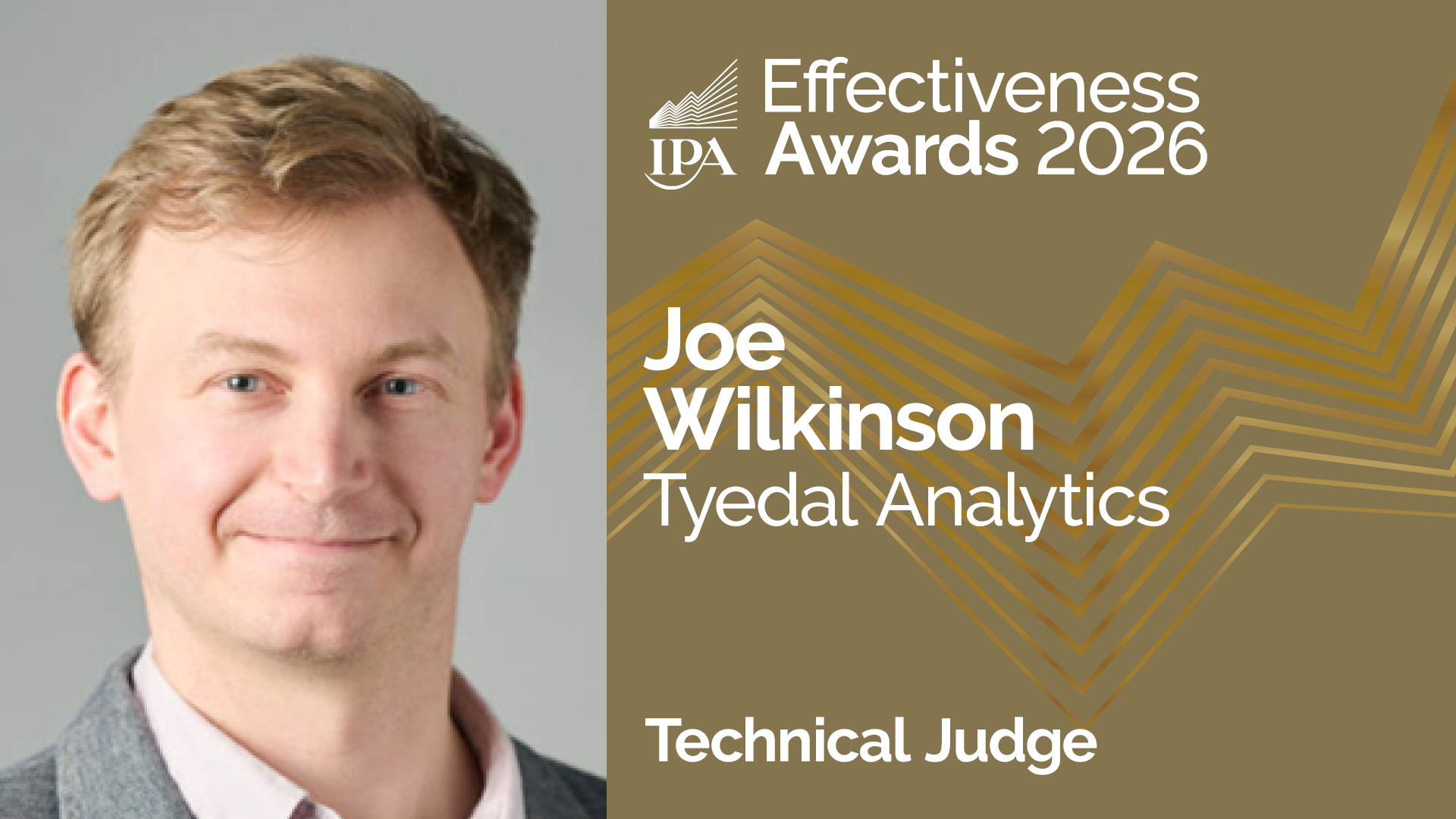 Joe Wilkinson Technical Judge IPA Awards 2026